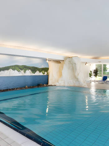 From the 1st of August you can visit the spa and wellness area of the sister hotel 'Hotel Rügen’ free of charge.