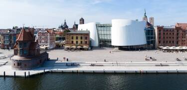 Tag en dagstur til Stralsund og det fantastiske OZEANEUM.