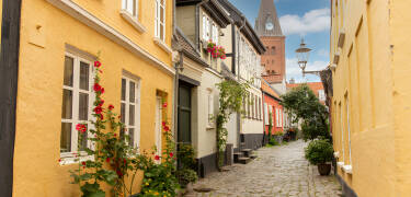 Entdecke Geschäfte, Cafés und Restaurants im lebendigen Aalborg.