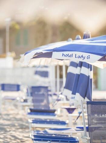 Steps from the sea with direct access to a private sandy beach.