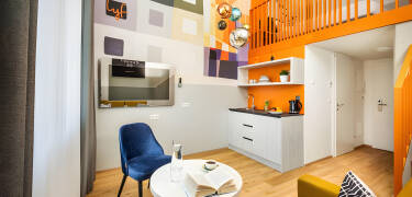 Stay in bright, modern rooms in Vienna’s lively 12th district.
