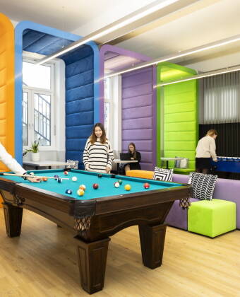 Challenge friends in the lively Game Room or stay active in the fitness area.