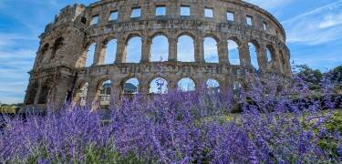 Besøk det imponerende amfiteateret i nærliggende Pula – kun en kort kjøretur unna og et kulturelt høydepunkt på Istria.