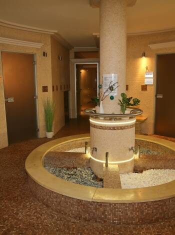 Relax in the wellness centre with Finnish, steam, and eucalyptus saunas.