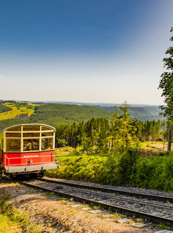 Don't miss a journey on the popular Oberweißbacher Bergbahn.