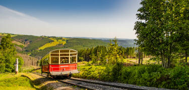 Gå ikke glip af en tur med den populære Oberweißbacher Bergbahn.