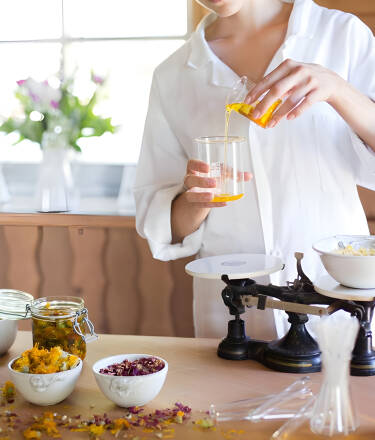 Örtbehandlingar och aromaterapi skapar total avkoppling på Mcely Bouquet Spa.