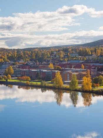 Central location in Sollefteå’s historic old town, perfect for exploring the city.