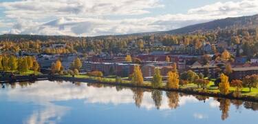 Zentrale Lage in der historischen Altstadt von Sollefteå – ideal, um die Stadt zu erkunden.