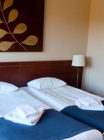 Comfortable rooms whether traveling as a couple or with the whole family.