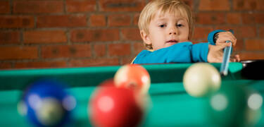 Bowling und Billard sorgen für Spaß bei der ganzen Familie.