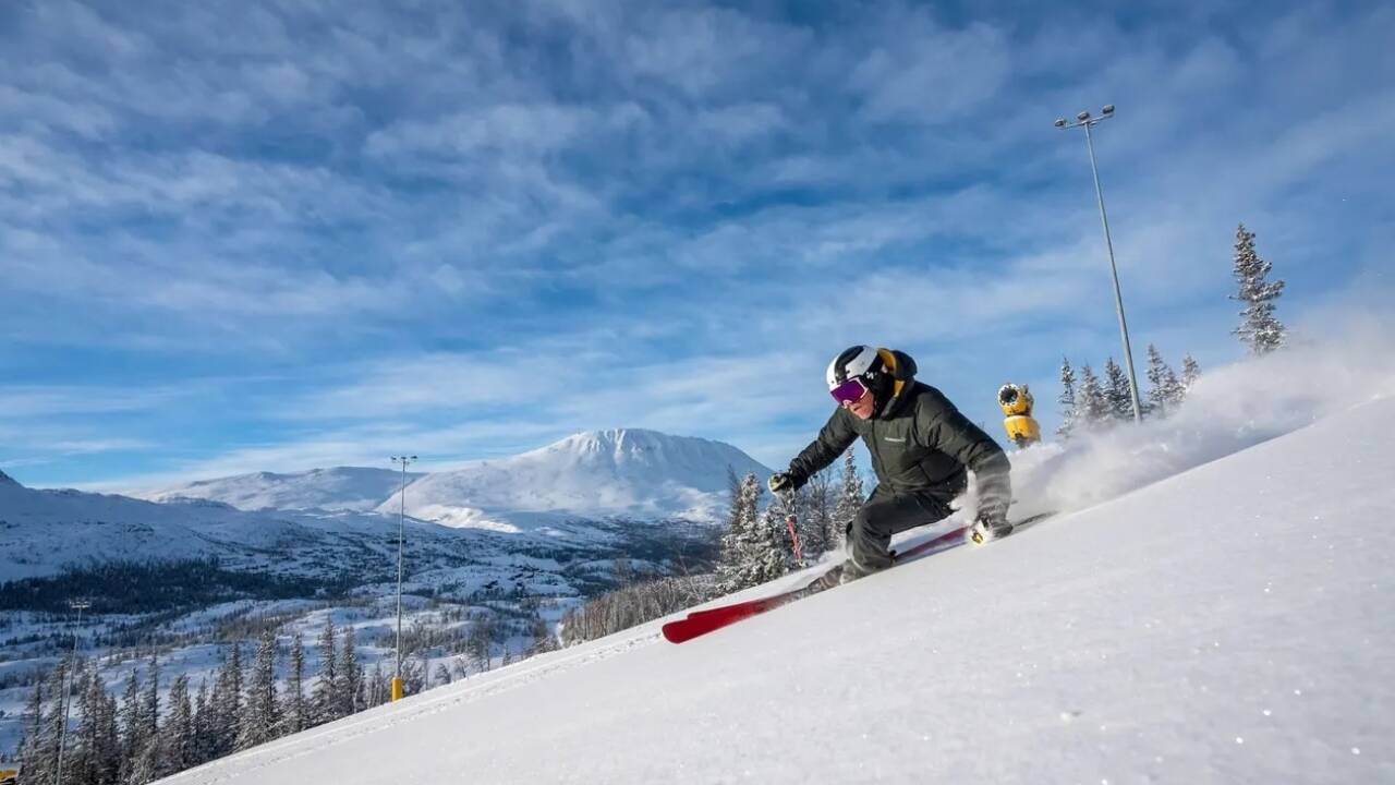Direkte ski inn og ut gjør vinterferien enkel og morsom.