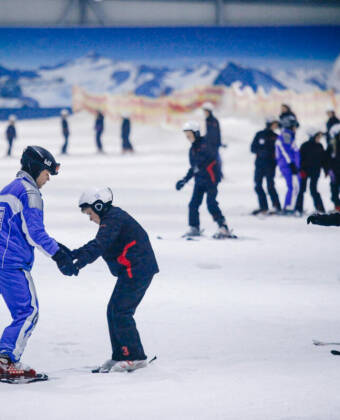 Skøjteløb, kælkning, skisportsland. Der er noget for enhver smag i Snowdome.