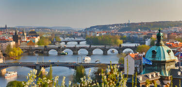 Bekvem beliggenhed mindre end 80 kilometer fra Prag.