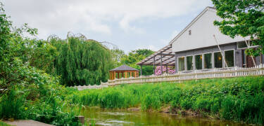 Take a break at Morup Mølle Kro, where the peaceful setting beside the Hvidbjerg Stream makes it easy to slow down and relax.