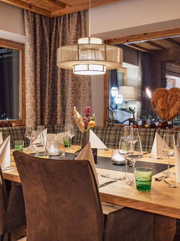 Every evening, you can look forward to a delicious dinner included in the stay – complete with drinks.