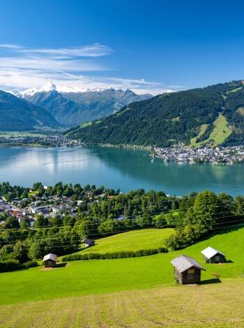 Lake Zell offers crystal-clear water, mountain views and perfect spots for swimming or relaxing.