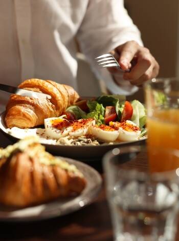 Enjoy a complimentary breakfast each morning.