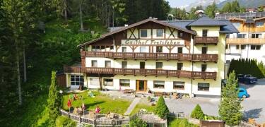 The hotel’s hillside location gives you quick access to both the quiet forest paths and the amenities of St. Anton.
