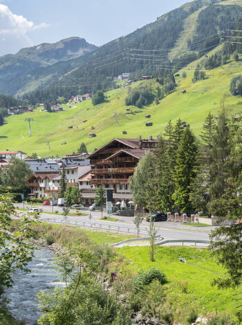 Explore St. Anton’s charming town center with cafés and shops.