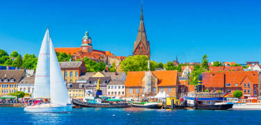 Enkel tilgang til dagsutflukter og kulturopplevelser i Flensburg.