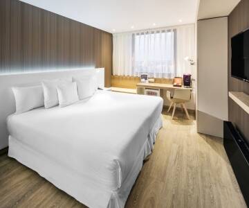 Das Occidental Praha überzeugt mit frischem, zeitgemäßem Ambiente und modernen Einrichtungen.