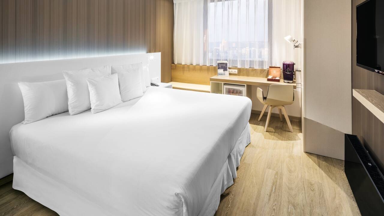 Occidental Praha har en fräsch, modern känsla och samtida faciliteter.