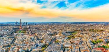 Fridfull parisisk gata nära Montparnasse och Latinkvarteren ger en lugn vistelse.