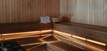 Tanken Sie neue Energie für Körper und Geist im Sauna- und Fitnessbereich..