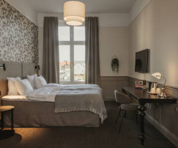 Sov gott i charmiga rum med högt i tak och moderna bekvämligheter.