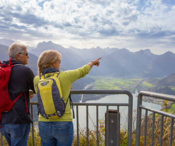 Die Umgebung ist ideal zum Wandern – gut ausgeschilderte Wege und schöne Aussichtspunkte liegen ganz in der Nähe.