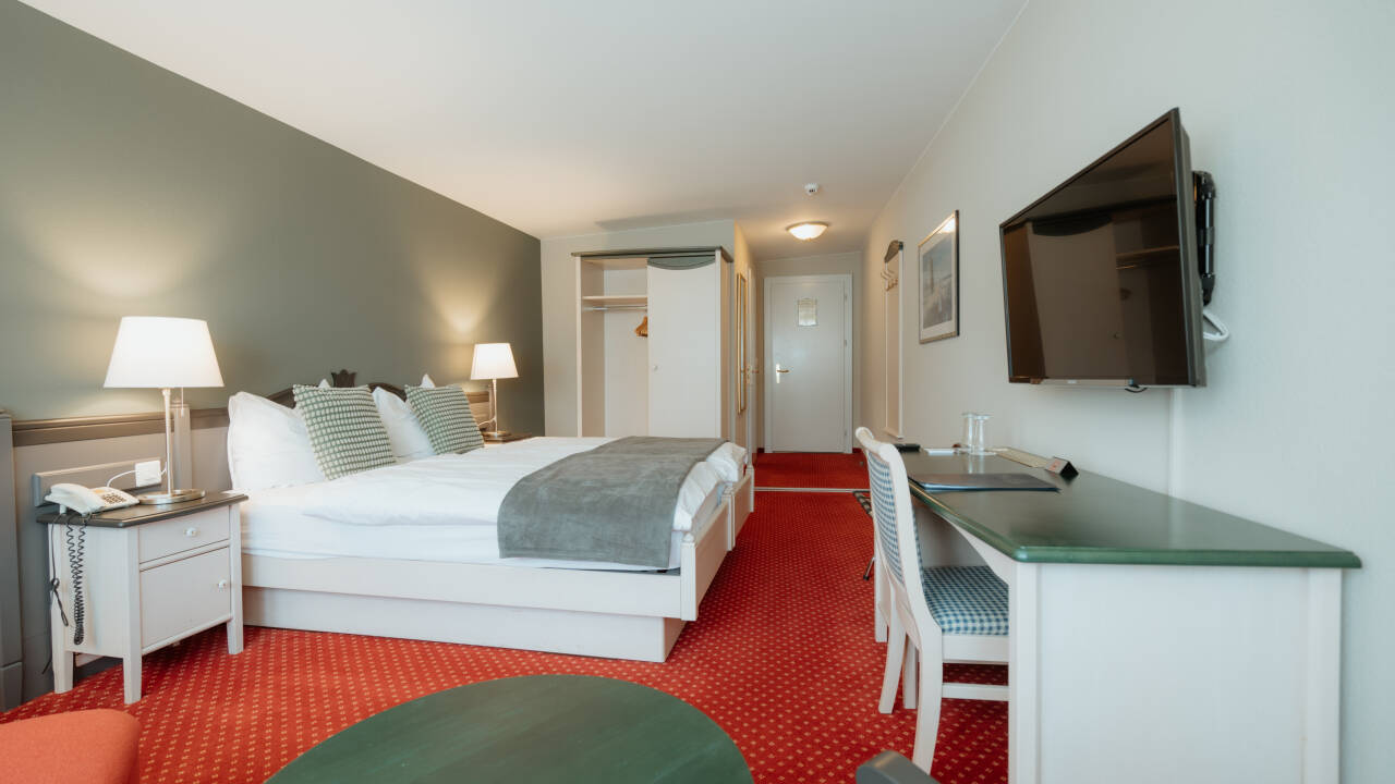 Comfortable rooms provide a quiet place to unwind after a day spent outdoors.