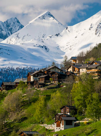 Überall um Sie herum finden Sie spektakuläre alpine Natur.