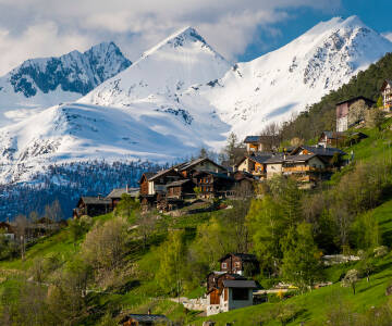 Du vil finde spektakulær alpin natur overalt omkring dig.