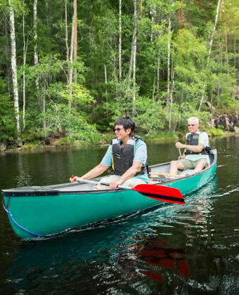 Trysil River and the lakes in the region are popular for canoeing and kayaking.