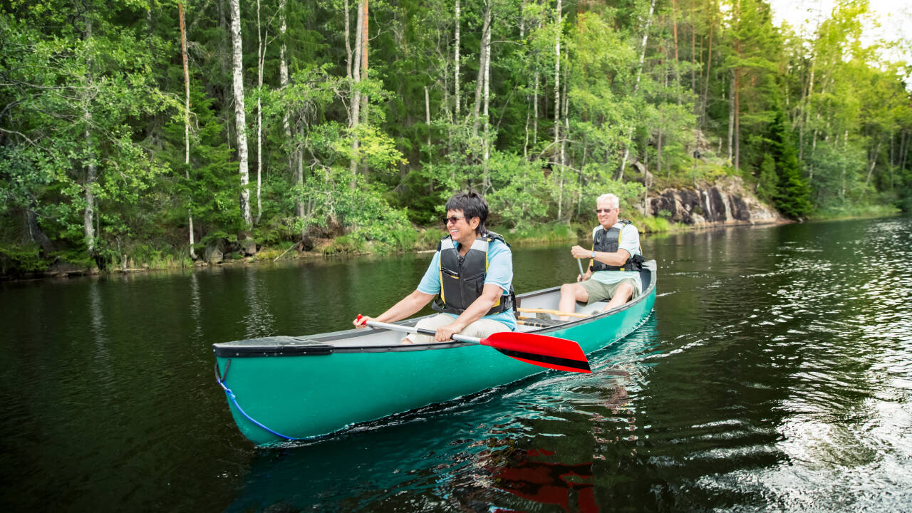 Trysil-elven og områdets søer er populære til kano- og kajakture.