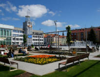 You stay just a short drive from Koszalin, which is known for its many beautiful parks.