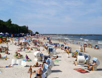 Kolobrzeg offers both beaches and a charming town with an impressive cathedral.