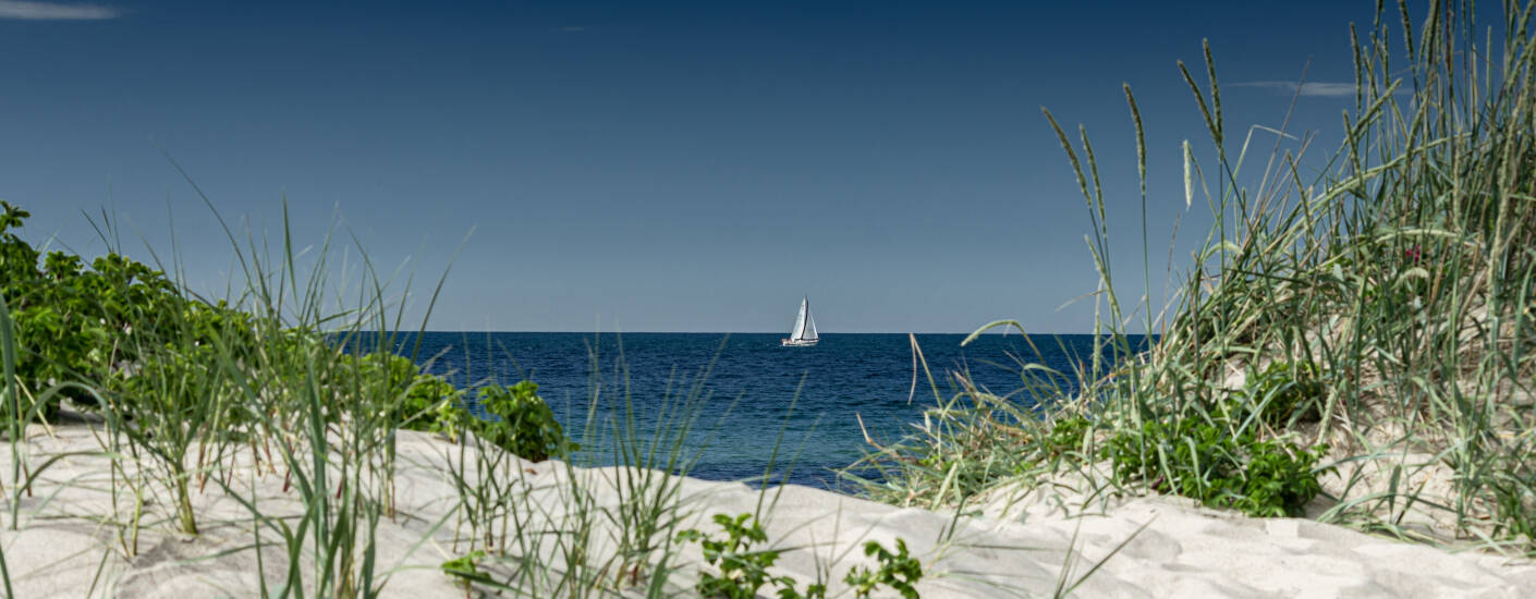 The North Sea coast is perfect for a relaxing day trip.