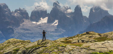 Explore the Brenta Dolomites with hiking trails and excursion opportunities in every direction.