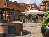 is en dejlig frokost og nyd atmosfæren på Malmös mest charmerende bytorv der har rødder helt tilbage til 1500-tallet.