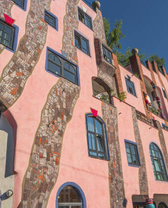 Discover Magdeburg’s colourful Green Citadel, one of the city’s most distinctive buildings, designed by Friedensreich Hundertwasser.