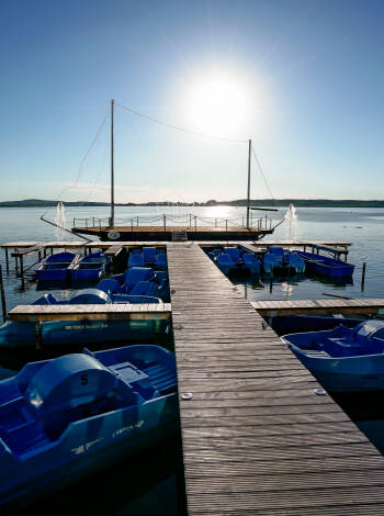 Rangsdorfssjön är perfekt för vattensporter.