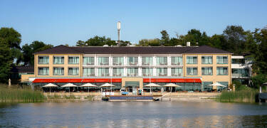 Das Hotel genießt eine erstklassige Lage direkt am Rangsdorfer See.