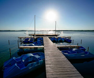 Rangsdorf-innsjøen byr på flotte muligheter for vannsport.