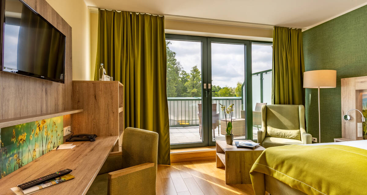 Dubbelrum med utsikt över stranden