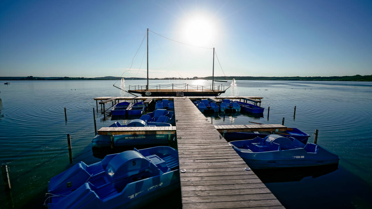 Rangsdorf søen byder på gode muligheder for vandsport.