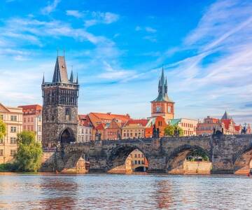 Visit the Charles Bridge and enjoy one of Prague’s most iconic historic sights.