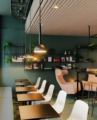 Enjoy the freedom of a self-service hotel, with breakfast included in your stay.