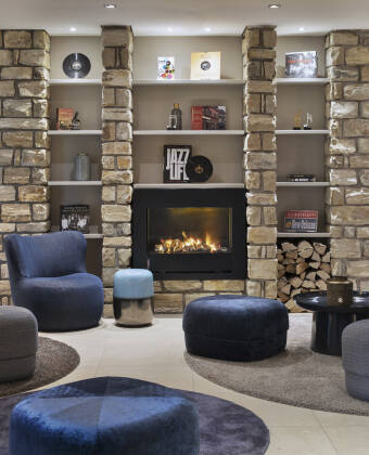 Modern interiors and a cozy atmosphere make you feel at home from the moment you arrive.